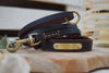 Premium Series Small Set - Halsband & Leine in Kastanie