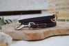 Premium Series Small Set - Halsband & Leine in Kastanie