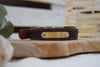 Premium Series Small Set - Halsband & Leine in Kastanie