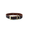 Premium Series Set - Halsband & Leine in Kastanie